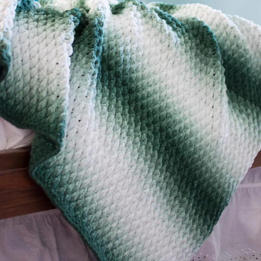 Evergreen Chunky Throw Pattern