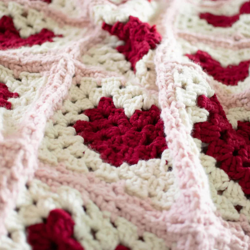Granny Heart Blanket + 🎁