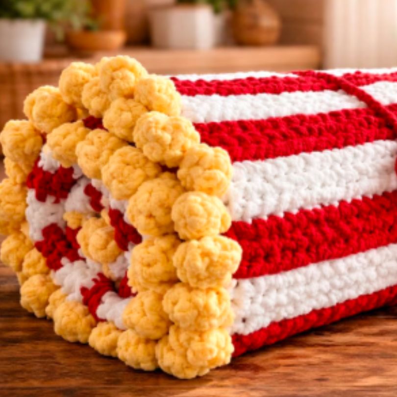 Popcorn Blanket Cover + 🎁