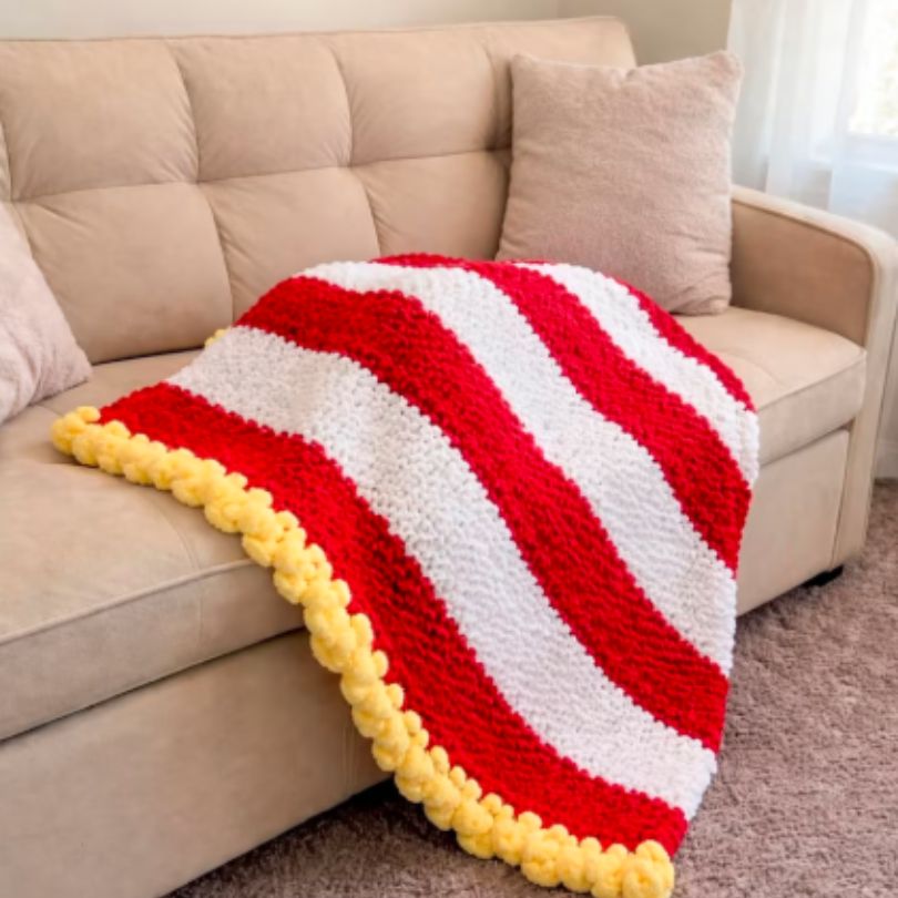 Popcorn Blanket Cover + 🎁